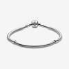 Foto de Pulsera de plata de ley y cierre Pandora en plata de ley 18 cm.
