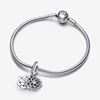 Foto de Charm Pandora Colgante Doble Copo de Nieve Brillante