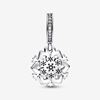 Foto de Charm Pandora Colgante Doble Copo de Nieve Brillante