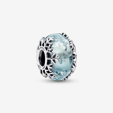 Foto de Charm Pandora de Murano Copo de Nieve Azul Invernal