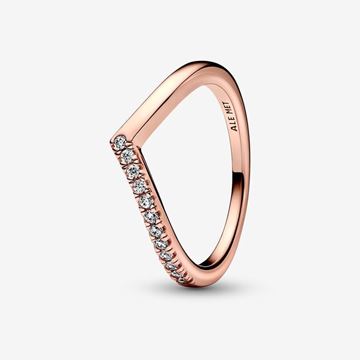 Picture of Anillo Pandora Deseo Mitad Brillante. Talla 56