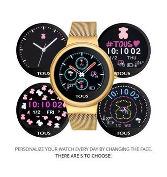 Foto de Reloj TOUS smartwatch activity Rond Touch de acero IP dorado