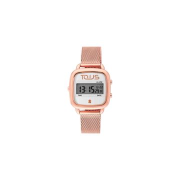 Foto de Reloj TOUS digital D-Logo de acero IP rosado