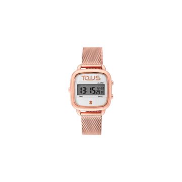 Reloj smartwatch activity Rond Touch de acero IP rosado