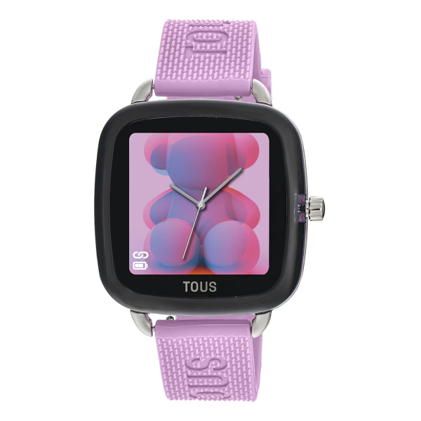 Foto de Reloj TOUS Smartwatch Con Correa De Silicona Rosa D-Connect 300358080