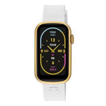 Foto de Reloj TOUS smartwatch con correa de nylon y correa de silicona blanca T-Band 200351091