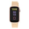 Foto de Reloj TOUS smartwatch con correa de nylon y correa de silicona rosa palo T-Band 200351092