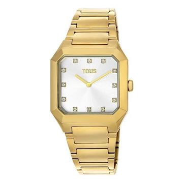Foto de Reloj TOUS analógico con brazalete de acero IPG dorado Karat Squared 200351051