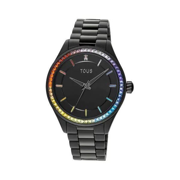 Foto de Reloj TOUS analógico con brazalete de acero IP negro T-Shine 200351026