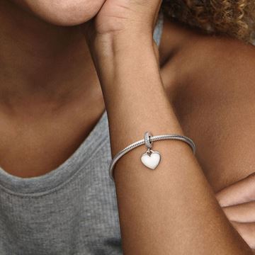 Foto de Charm Colgante Etiqueta de Corazón para Grabar