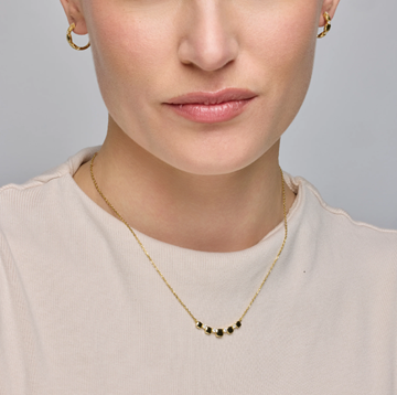 Foto de PENDIENTES LUXENTER DE PLATA DE LEY 925 Y CIRCONITA BRILLANTE ACABADO ORO AMARILLO DE 18K - SURES