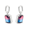 Foto de PENDIENTES LUXENTER DE PLATA DE LEY 925 Y CUARZO HIDROTERMAL AZUL DEGRADADO ACABADO RODIO - KAKAN