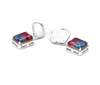 Foto de PENDIENTES LUXENTER DE PLATA DE LEY 925 Y CUARZO HIDROTERMAL AZUL DEGRADADO ACABADO RODIO - KAKAN