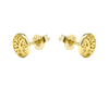 Foto de PENDIENTES LUXENTER DE PLATA DE LEY 925 ACABADO ORO AMARILLO DE 18K - TEPAI