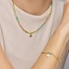 Foto de PULSERA LUXENTER DE PLATA DE LEY 925 Y CRISTAL MULTICOLOR ACABADO ORO AMARILLO DE 18K - PHOLOR