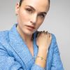 Foto de PULSERA LUXENTER DE PLATA DE LEY 925 Y CRISTAL MULTICOLOR ACABADO ORO AMARILLO DE 18K - PHOLOR