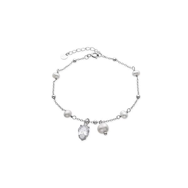 Foto de PULSERA LUXENTER DE PLATA DE LEY 925 Y PERLAS - LEBAO