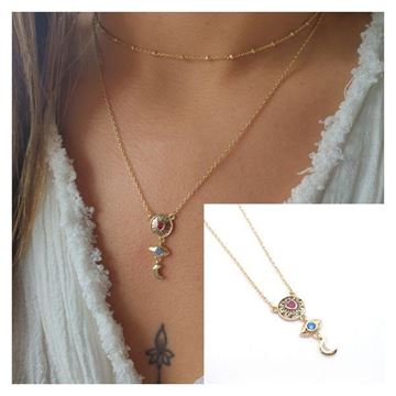 Foto de Collar Plata Chapada Oro Mystic