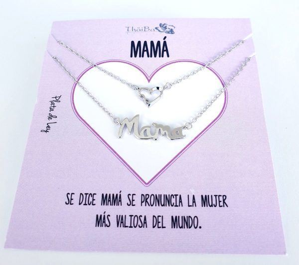 Foto de Collar Plata Doble Mama