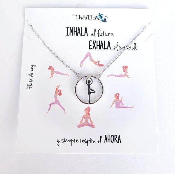 Foto de Collar Plata Yoga Pilates