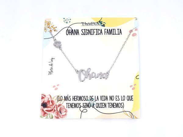 Foto de Collar Plata Ohana Familia