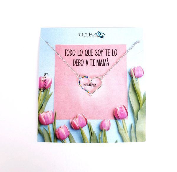 Foto de Collar Plata Mamá Corazón
