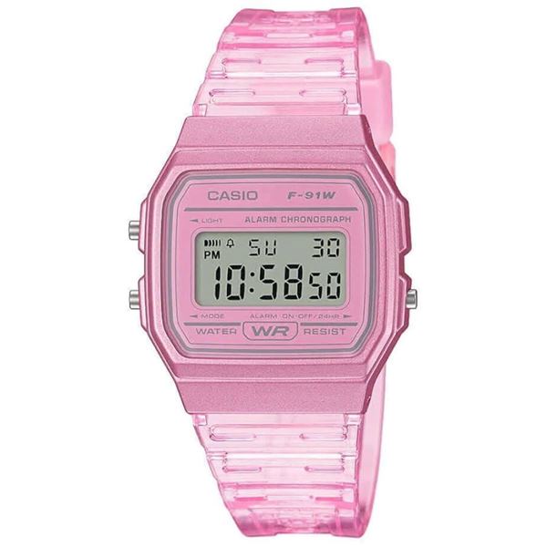 Foto de Reloj Casio Resina RosaF-91WS-4EF