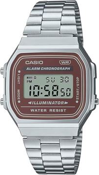 Foto de Reloj Casio Acero Esfera Marrón A168WA-5AYDF