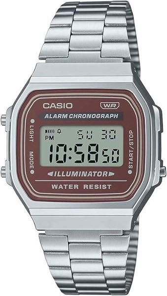 Foto de Reloj Casio Acero Esfera Marrón A168WA-5AYDF