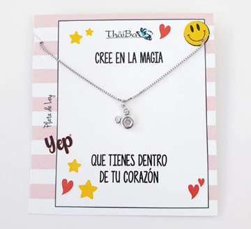 Foto de Collar Plata Mickey