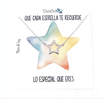 Foto de Collar Plata Estrella Especial