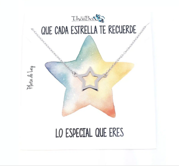 Foto de Collar Plata Estrella Especial