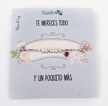 Foto de Pulsera Plata Mamá