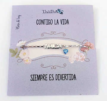 Foto de Pulsera Plata Amiga