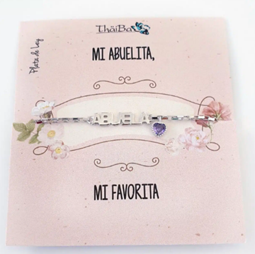 Foto de Pulsera Plata Abuela