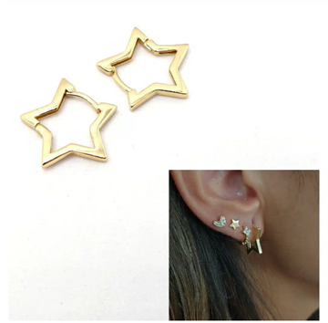 Foto de Pendientes Plata cahapa Star