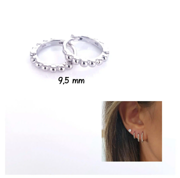 Foto de Pendientes Plata Bolitas M