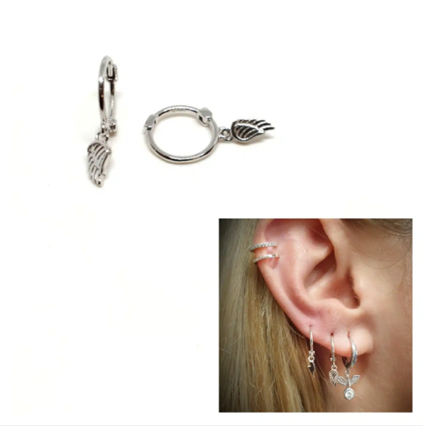 Foto de Pendientes Plata Aro Alas