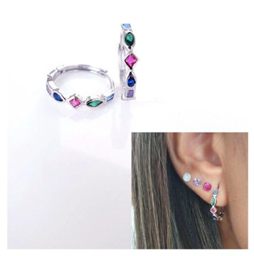 Foto de Pendientes Plata Lía