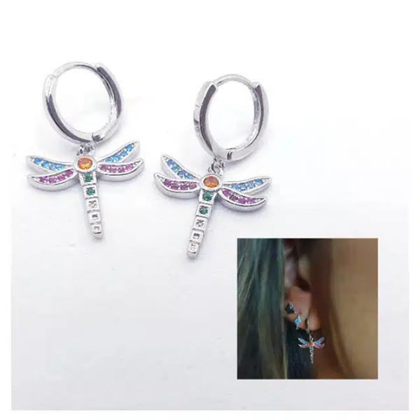 Foto de Pendientes Plata Libélulas