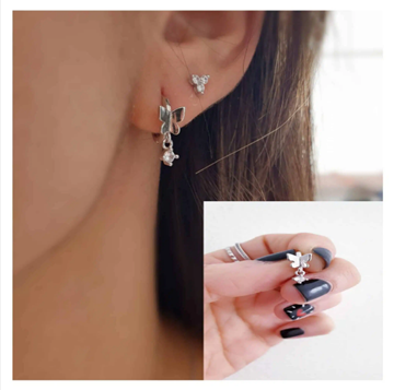 Foto de Pendientes Plata Mariposa