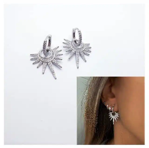 Foto de Pendientes Plata Atardecer