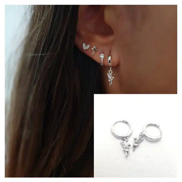 Foto de Pendientes Plata Hada