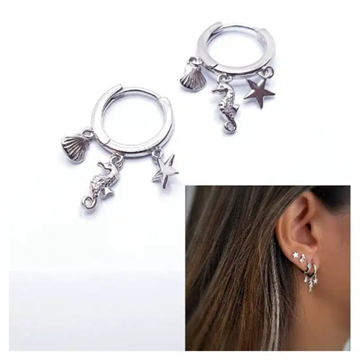 Foto de Pendientes Plata Mar