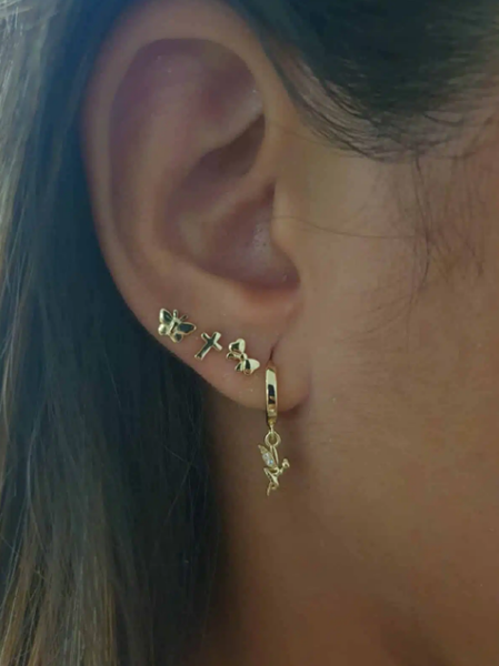 Foto de Pendientes Plata Chapada Hada